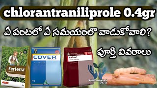 chlorantraniliprole 04 gr in telugu  ferttera uses  Enfuse insecticide  cover insecticide [upl. by Mainis532]