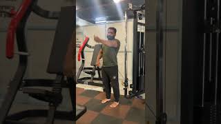 Anterior deltoid  front felt  fitnessclub looseweightinoneweek musclegain fitnesspark gym [upl. by Gerfen]