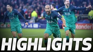 LUCAS MOURAS INCREDIBLE HATTRICK  HIGHLIGHTS  Ajax 23 Spurs UEFA Champions League semifinal [upl. by Nylaf]