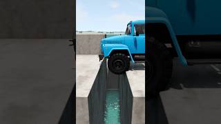 BeamNGdrive  Trucks vs broken bridge🚚🌉 [upl. by Helgeson]