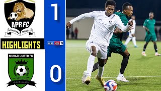 HIGHLIGHTS Goal APR FC 10 MUHAZI UNITED RPL 20242025 DAY 10 [upl. by Nugesulo]