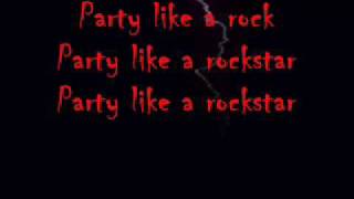 Da Shop Boyz  Party Like A Rockstar With Lyrics [upl. by Azitram]