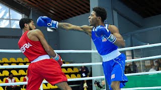 Jahmal Harvey USA vs Luiz Oliveira BRA Strandja Tournament 2023 57kg [upl. by Burger611]