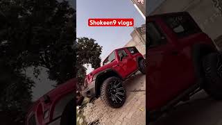 22’ WHEELS WITH 33’’ MT TYRES IN THAR ll trending shortvideo automobile thar [upl. by Viradis]