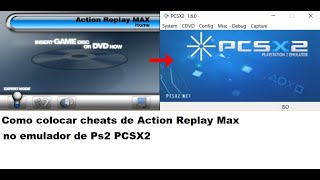 Como colocar códigos de Action replay max no PCSX2 Ps2 [upl. by Nwahsud556]