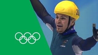 Steven Bradburys Unbelievable Gold Medal Victory  Olympic Rewind [upl. by Forester]