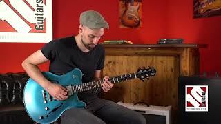 2017 Nik Huber Rietbergen Petrol Blue  Guitar Demo [upl. by Christiano]