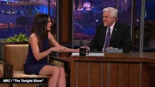 Sandra Bullock Gives Jay Leno Tearful Goodbye On Tonight Show [upl. by Whelan325]