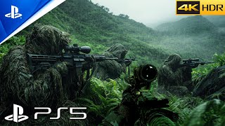 PS5 ALL GHILLIED UP SNIPER MISSION  Realistic ULTRA Graphics Gameplay 4K 60FPS HDR Call of Duty [upl. by Hakon]