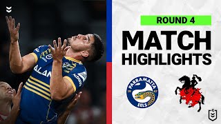 Parramatta Eels v St George Illawarra Dragons  Match Highlights  Round 4 2022  NRL [upl. by Navanod696]