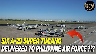 SIX A 29 SUPER TUCANO DELIVERED TO PHILIPPINE AIR FORCE [upl. by Millisent692]