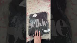 New Selkie dress 🖤 code “STYLEDFRECKLES” to save 10 dressoftheday selkie darkcoquette unboxing [upl. by Adis]