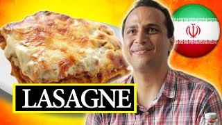 STRANIERI mangiano LASAGNE ITALIANE per la PRIMA volta  thepillow [upl. by Eleon]