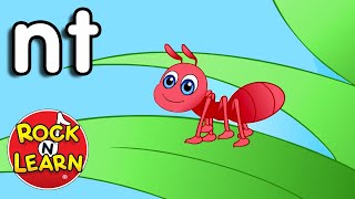 NT Ending Blend Sound  NT Blend Song and Practice  ABC Phonics Song with Sounds for Children [upl. by Imhsar]