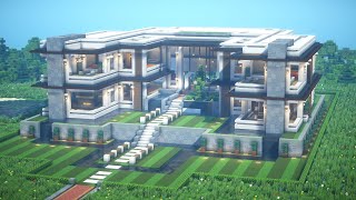 Minecraft Modern Mansion Tutorial  Interior  Architecture Build 14 [upl. by Lansing]