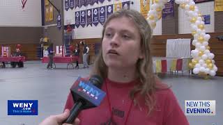 Elmira College hosts Dance Marathon benefitting Childrens Miracle Network [upl. by Sanson725]