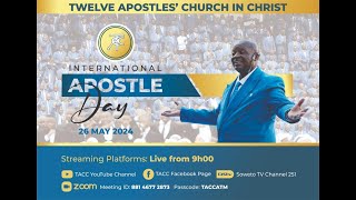 TACC International Apostle Day Service Sunday 26 May 2024 [upl. by Atinihc]