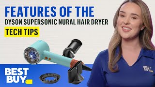 Using the Dyson Supersonic Nural Hair Dryer  Tech Tips from Best Buy [upl. by Llertnod]