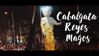 CABALGATA DE REYES DE MADRID y Fuegos Artificiales en Cibeles 2017 ¡Feliz 2023 [upl. by Tish92]