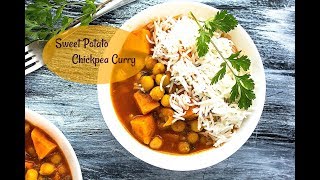 Sweet Potato Chickpea Curry [upl. by Kalagher]