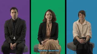 Teaching Vacancies  teachers and senior leaders give their point of view [upl. by Nnylyrehc]