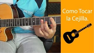 ¿Como Tocar la Cejilla en Guitarra  FZ academia [upl. by Ahsauqal949]