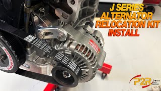 P2R J Series Alternator Relocation Kit [upl. by Mary]