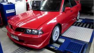 Ralliart Magna on dyno [upl. by Guillaume704]