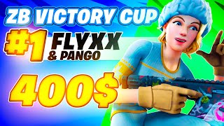 1ST PLACE Duo Zero Build Cash Cup FINALS 22 WINS 🥇 400  Flyxx [upl. by Osyth]