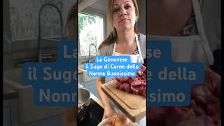 La Genovese il Sugo di Carne della Nonna Buonissimo shorts [upl. by Agace]