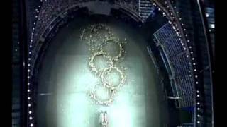 Athens 2004  Closing Ceremony  Olympic Rings [upl. by Coppins707]