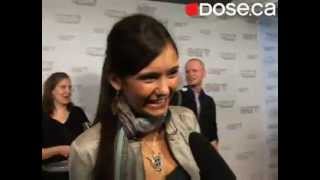 Nina Dobrev  Red Carpet Interview [upl. by Delanie]