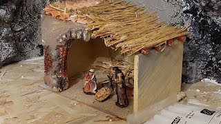 Come realizzare una capanna per il presepe [upl. by Enivid]