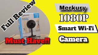 Merkury\Geeni Smart WiFi Camera 1080 P Full Review [upl. by Ramor582]