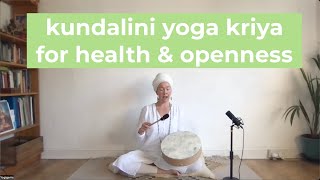 30minute kundalini yoga kriya for health and openness  Yogigems [upl. by Shalna]