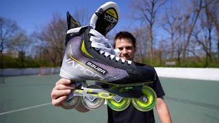 BAUER VAPOR 3X PRO INLINE SKATE HOCKEY REVIEW [upl. by Stouffer]