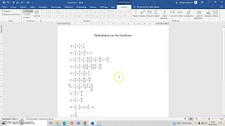 Opérations sur les fractions partie 1 [upl. by Bellamy]
