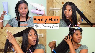 Fenty Hair Review on My 4C Relaxed Hair  Honest Results amp MustKnow Tips [upl. by Eleinad33]