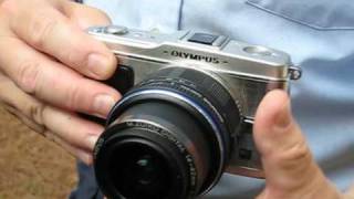 Olympus EP1 1442mm lens action [upl. by Ahsihat606]