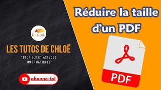 Comment réduire la taille dun PDF  Tutoriel complet pour optimiser vos fichiers trop lourds [upl. by Whitten]