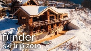 France Ski Chalet Tour £23 MILLION LUXURY CHALET  flinder Takes The Piste 2019 [upl. by Fran]