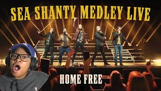 Home Free Sea Shanty Medley Live Reaction homefree seashanty homefreereaction [upl. by Leirbag]