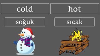 Zıt Anlamlı İngilizce Kelimeler İngilizce Antonyms  Opposite Kelimeler [upl. by Marpet]