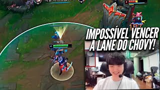 REAGINDO A STREAM DO CHOVY de DRAVEN MID  IMPOSSÍVEL VENCER A LANE DELE [upl. by Anaderol]