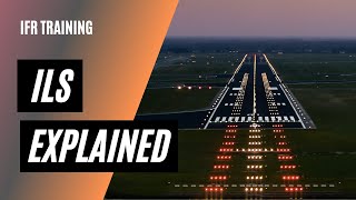 How ILS Works  Instrument Landing System Explained  IFR Training [upl. by Airal]