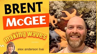 Alex Anderson LIVE  Quilter Brent McGee is Making Waves [upl. by Wadleigh]