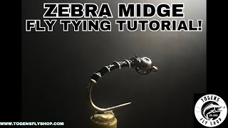 Zebra Midge  Fly Tying Tutorial [upl. by Icyak]