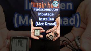 Fietscomputer Montage en Instellen Met Draad Optimaliseer Je Ritgegevens [upl. by Denoting]