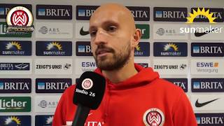 U17 SV Wehen Wiesbaden vs KSV Hessen Kassel Interview mit Damir Agovic [upl. by Nerwal]