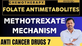 Methotrexate Anticancer drugs Mechanism of Action Malayalam Folate anti metabolites Classification [upl. by Kwang480]